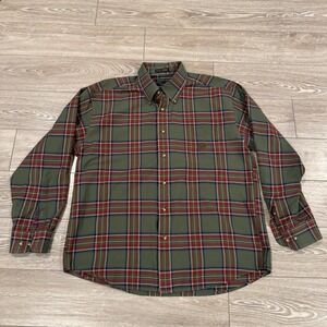90s Preppy Alexander Julian Colours Mens Long Sleeve Button Up Classic Americana